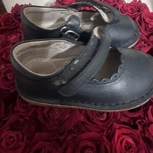 Zara Kids Navy Dress Shoes